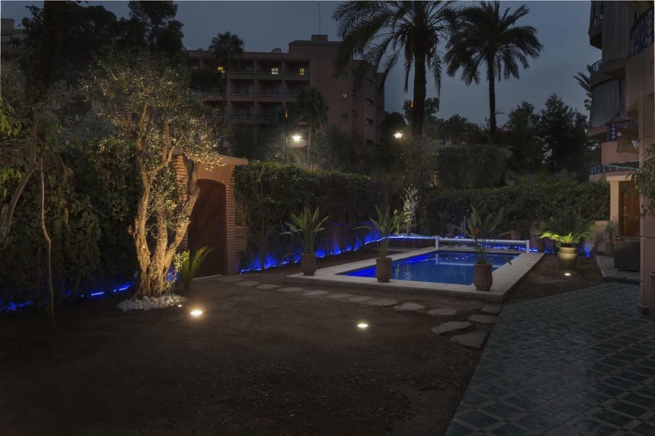 The Ruby Apartment With Private Swimming Pool - Hivernage Quarter - By Goldex Marrakech Marrakesch Exterior foto